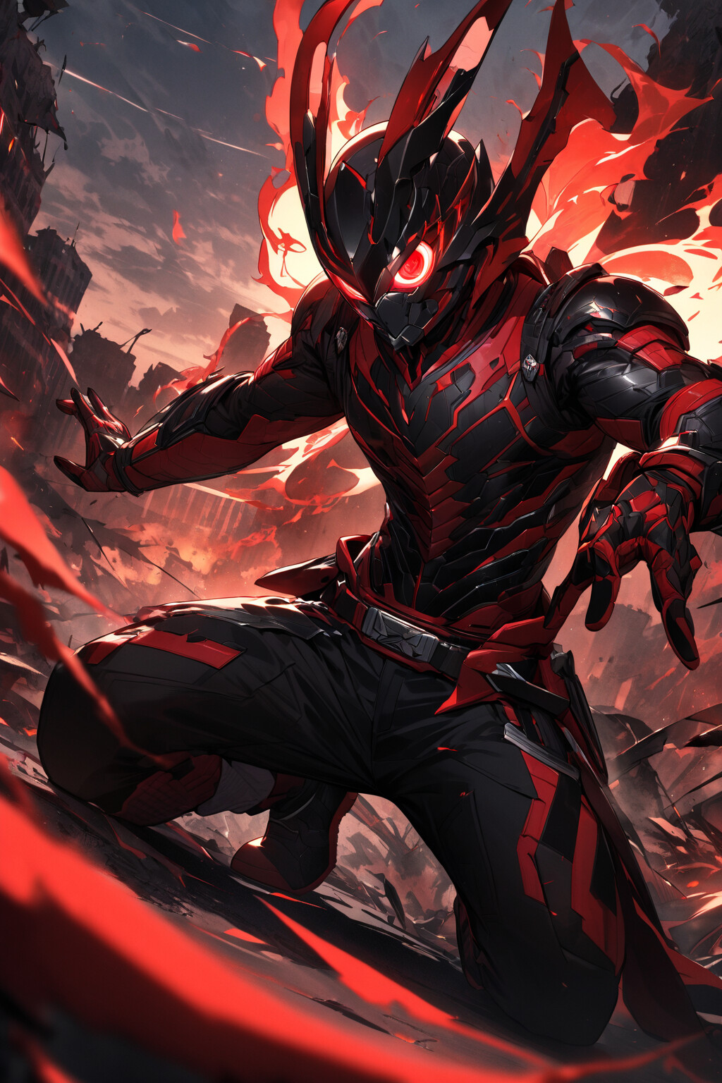 ArtStation - X-099: Kamen Rider Inferno