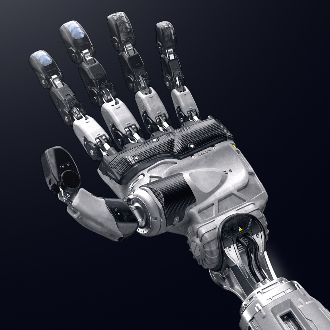 ArtStation - 3Dcoat Sci-fi Robotic Hand Design