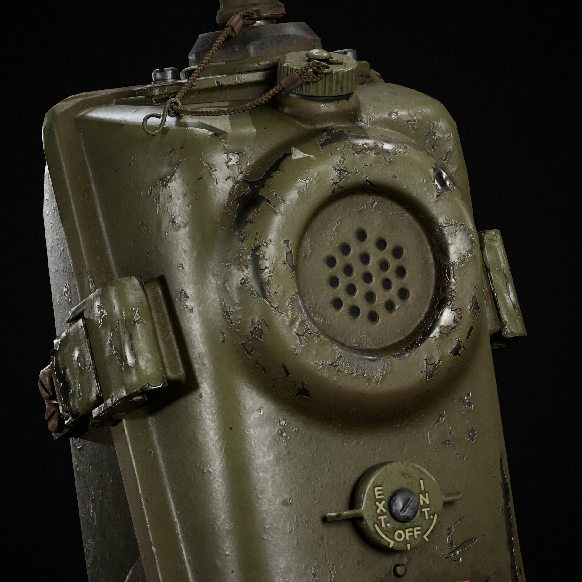 ArtStation - Vietnam War RT-196/PRC-6 Radio Receiver Transmitter Walkie ...
