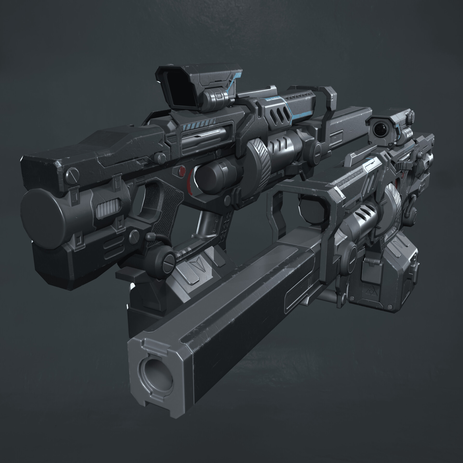 ArtStation - Game Ready #Rifle Model:0206_2052