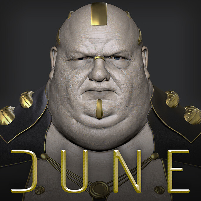 ArtStation - Baron Vladimir Harkonnen - wip