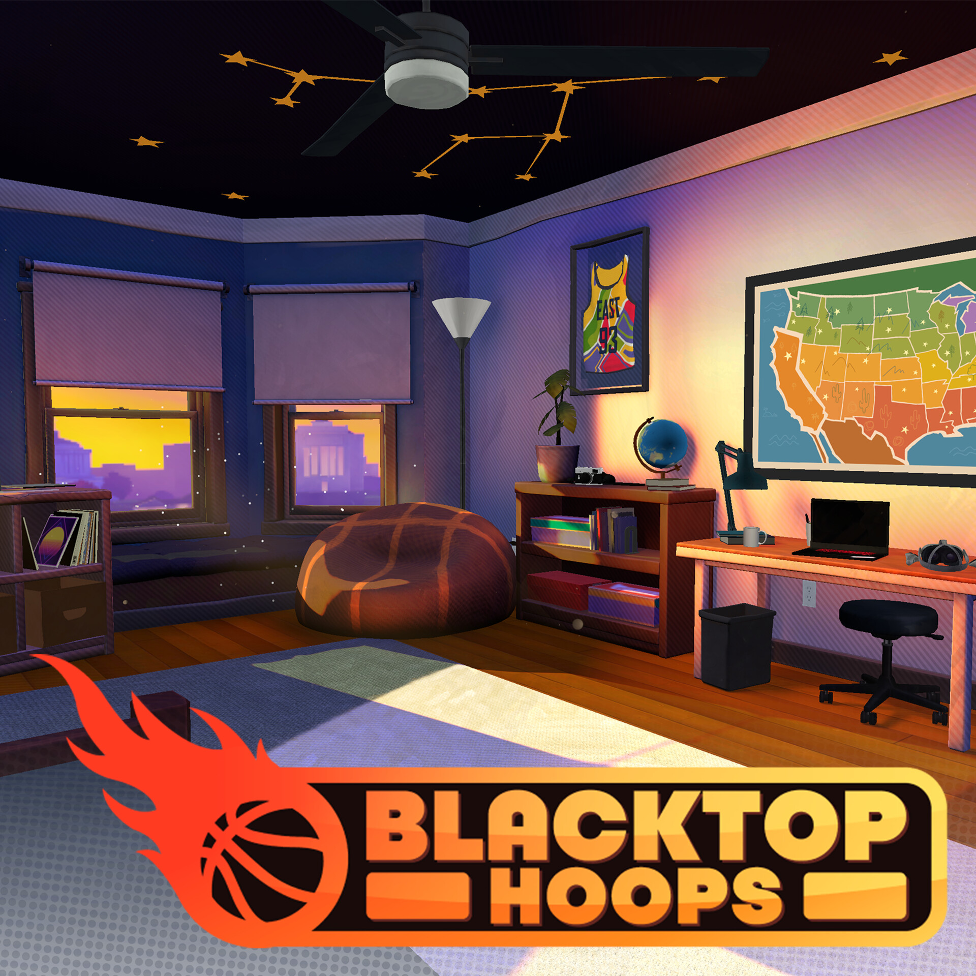 Ryan O'Connor - Blacktop Hoops: Blue's Bedroom Environment