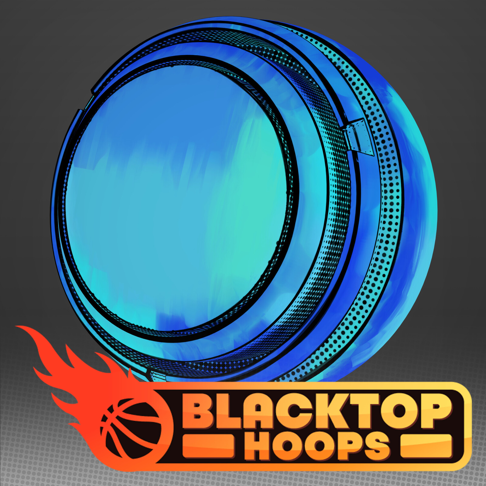 Blacktop Hoops: Stylized Base Material