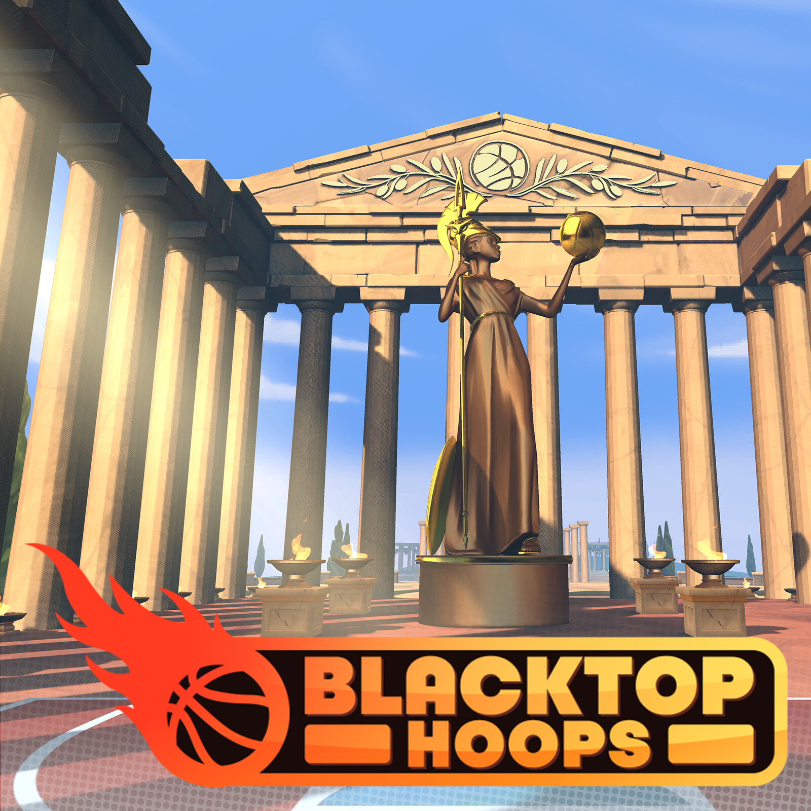 Blacktop Hoops: Athens Environment