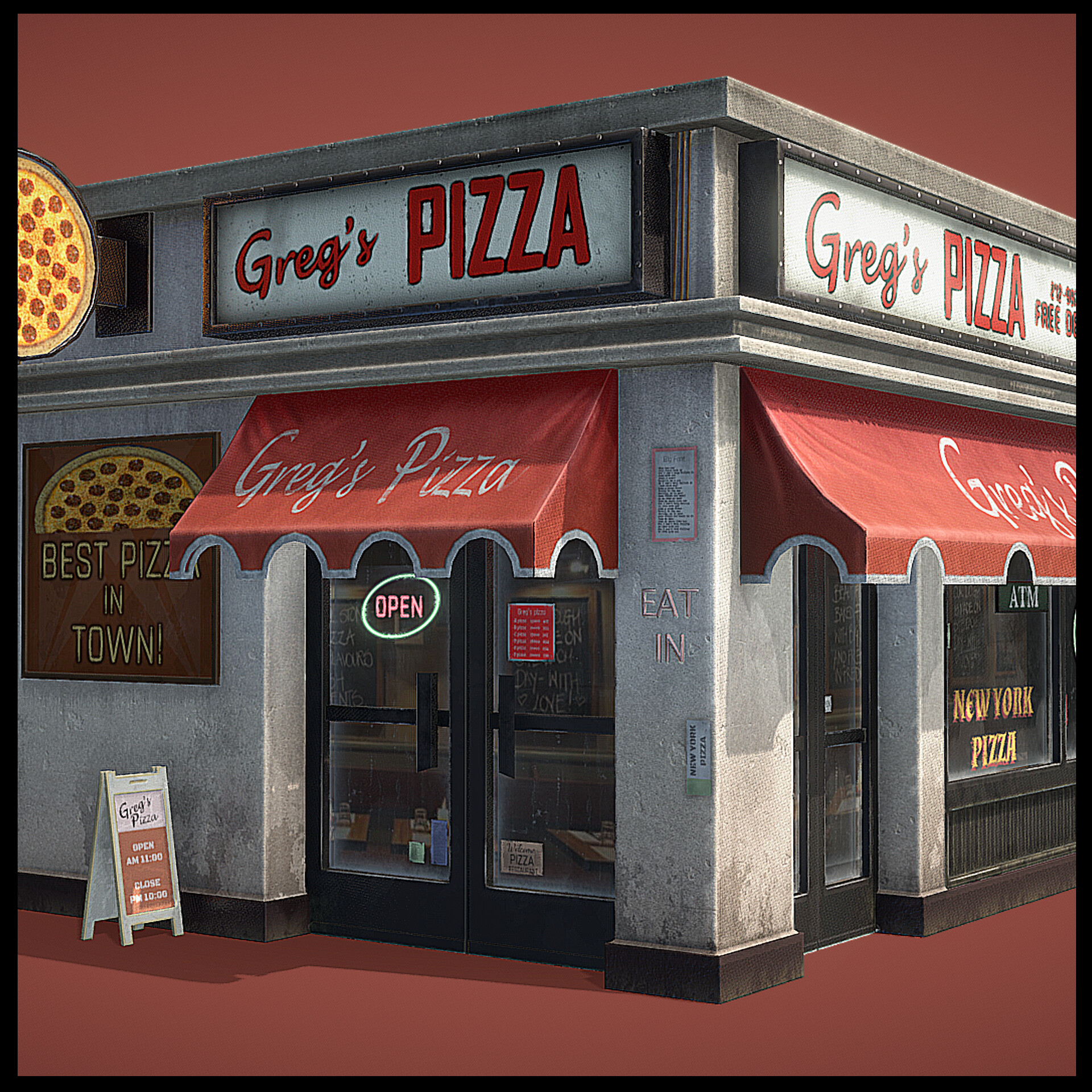 ArtStation - Greg's PiZZA