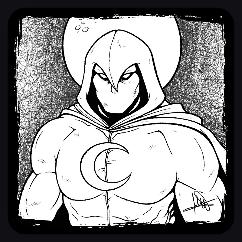 𝗧𝗵𝗲 𝗙𝗮𝗻𝗮𝗿𝘁 𝗦𝗸𝗲𝘁𝗰𝗵𝗯𝗼𝗼𝗸 📓✏️ ~ Moon Knight