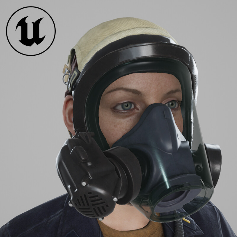 ArtStation - Sailor Character - SCBA Facepiece