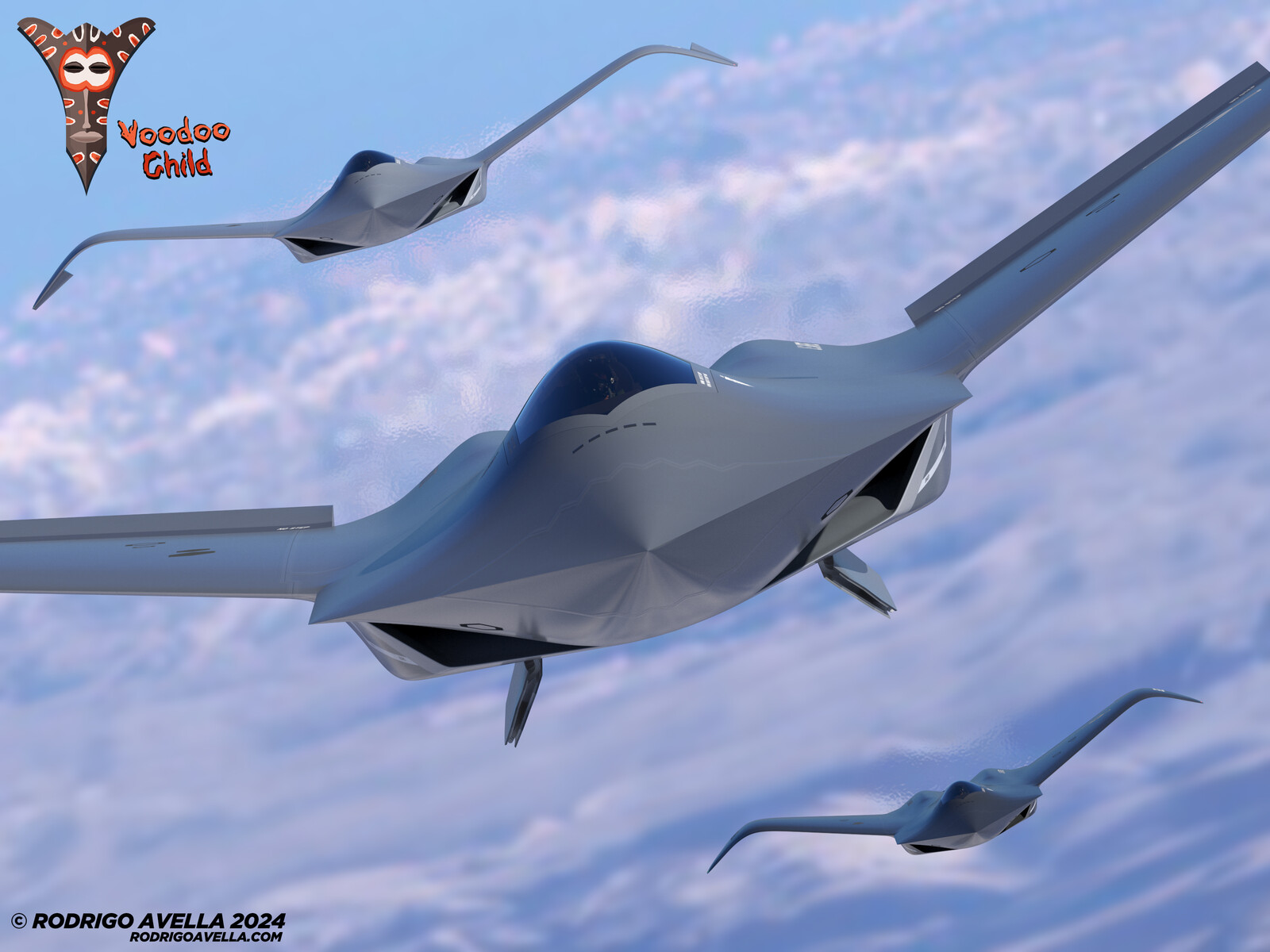 Voodoo Child - Sixth generation fighter concept