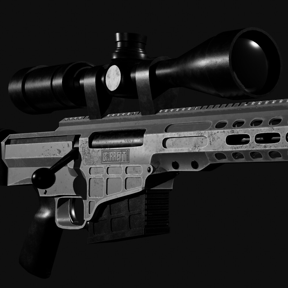 ArtStation - Barrett MRAD