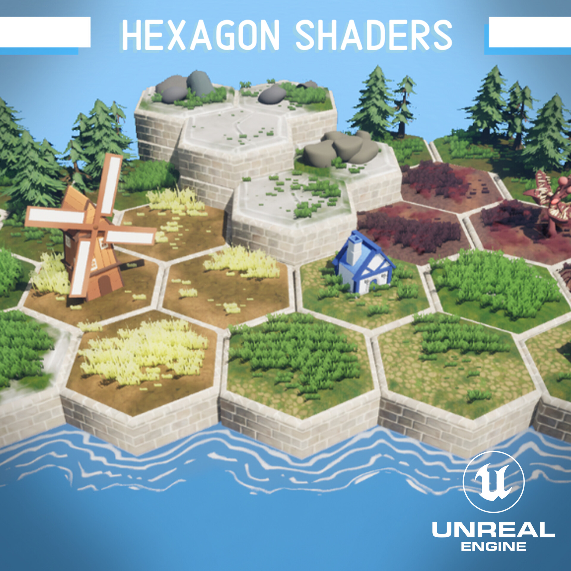 ArtStation - Hexagon Shaders