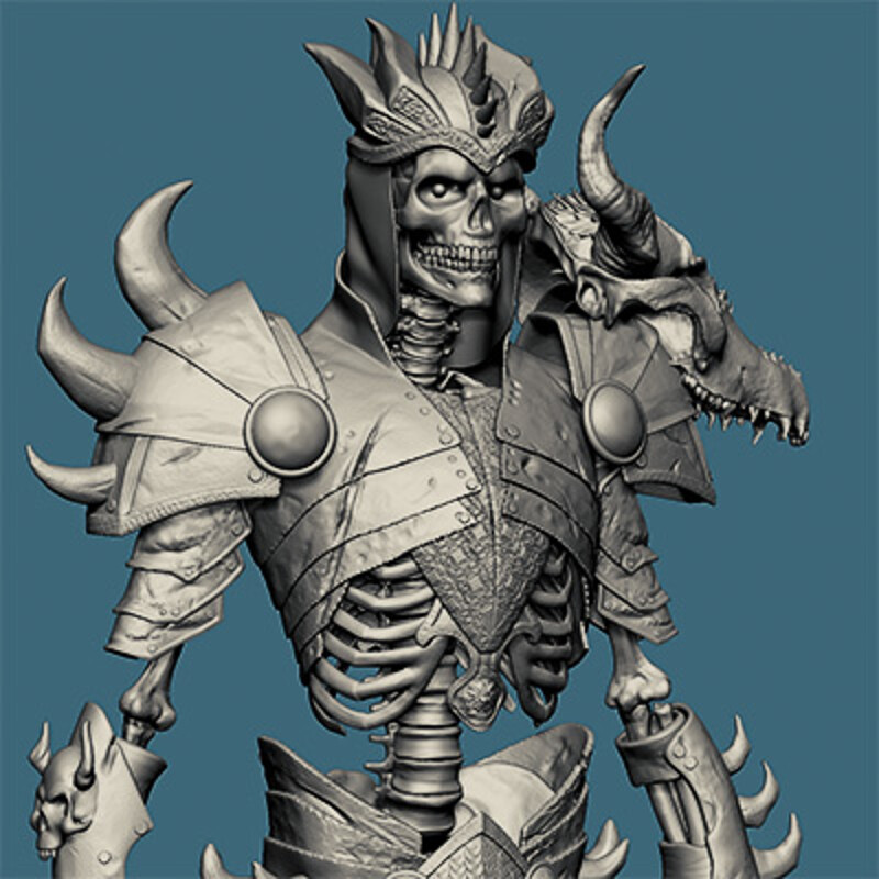 Skeleton Warrior Sculpt for Snowball Studios - Canada - May 2021