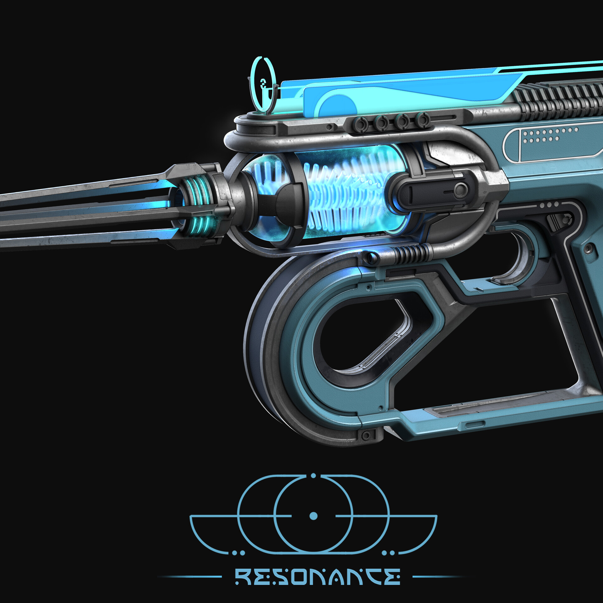 ArtStation 【共振】武器系列——光学微腔