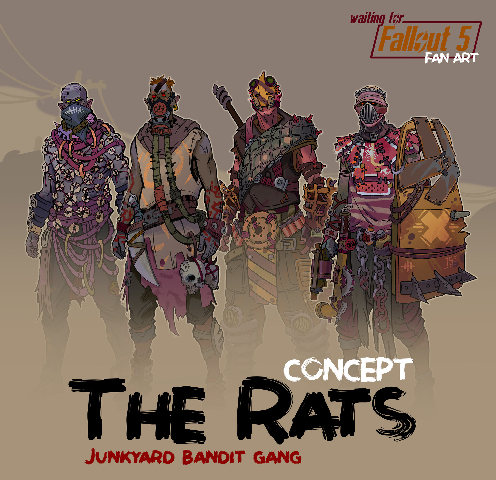 ArtStation - The Rats // concept art