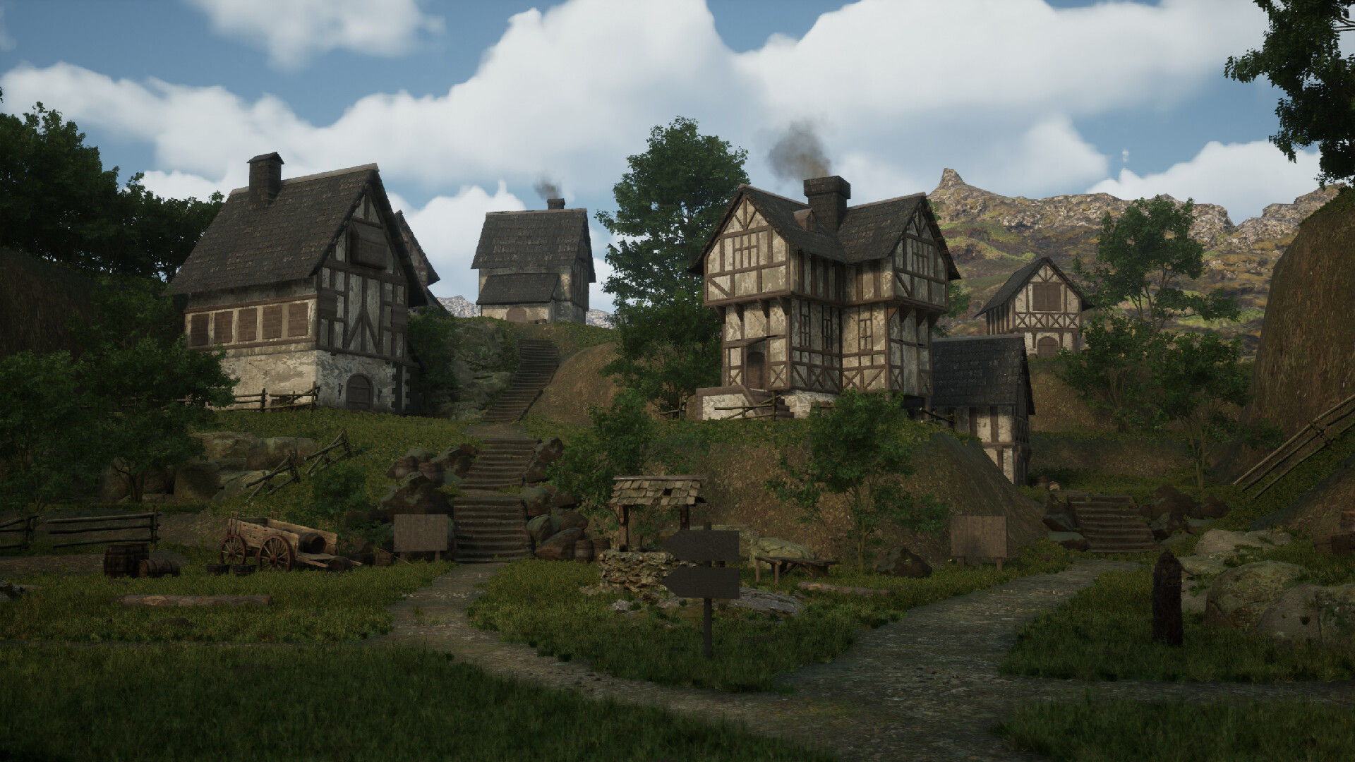 Artstation - Medieval Village Environment Design