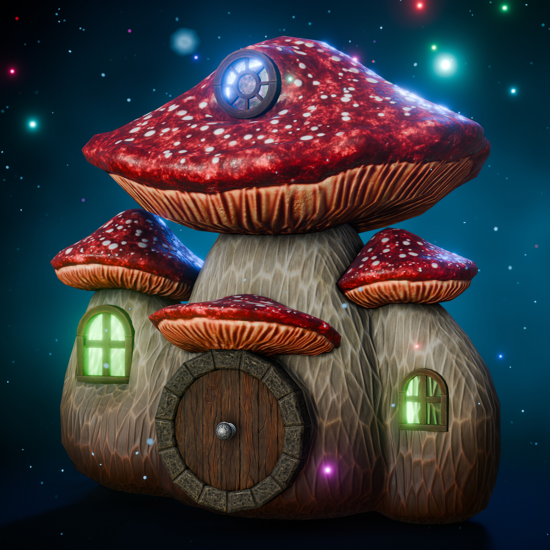 ArtStation - Mushroom House (Game-Ready)