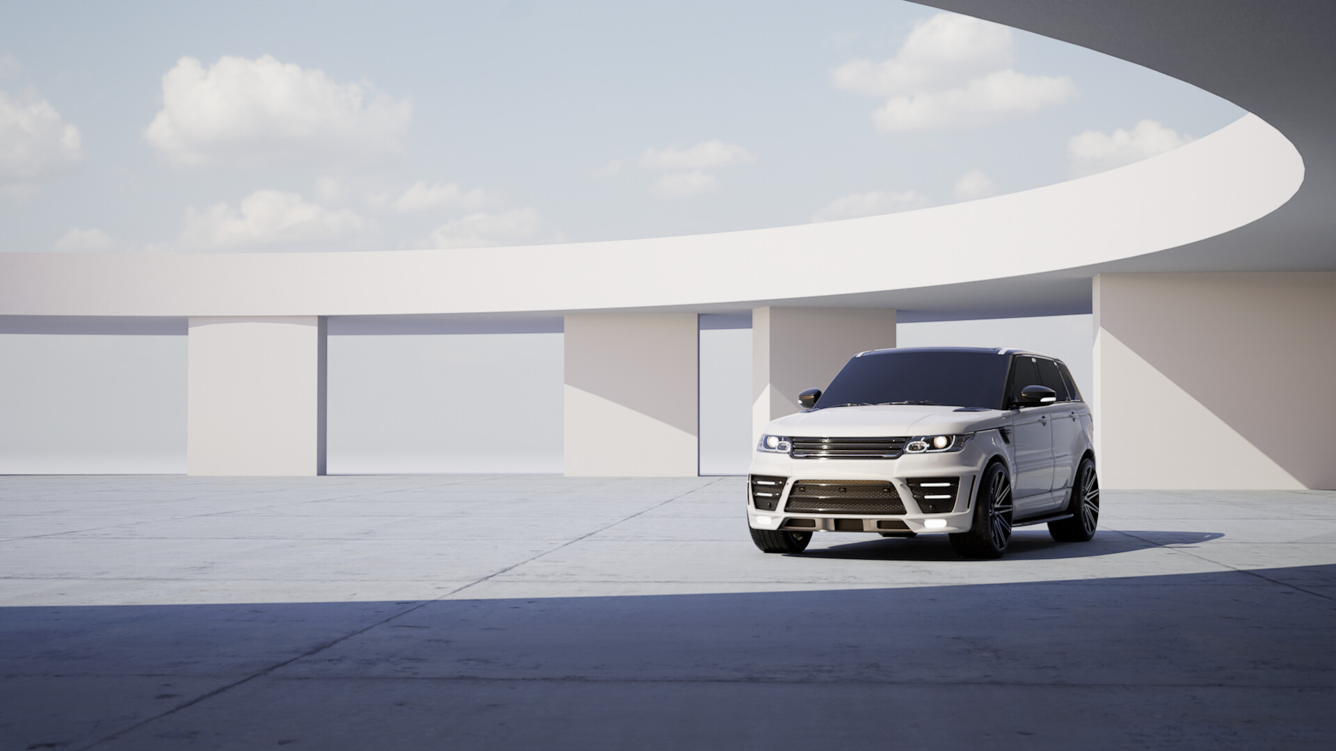 ArtStation - Range-Rover-Sport-2018 - TVC