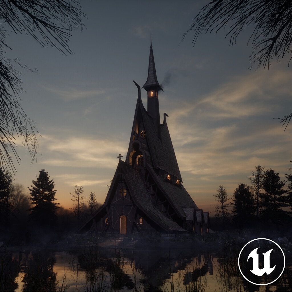 ArtStation - Nordic Church