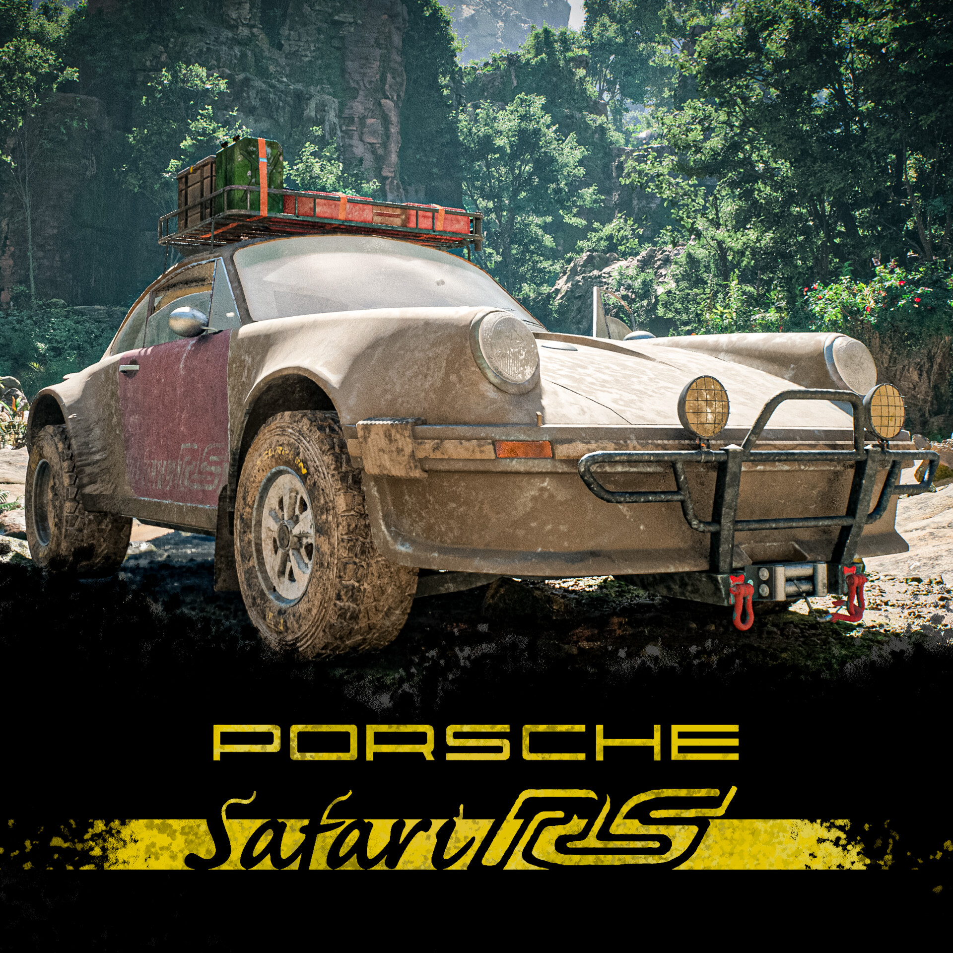 ArtStation - Porsche Safari RS