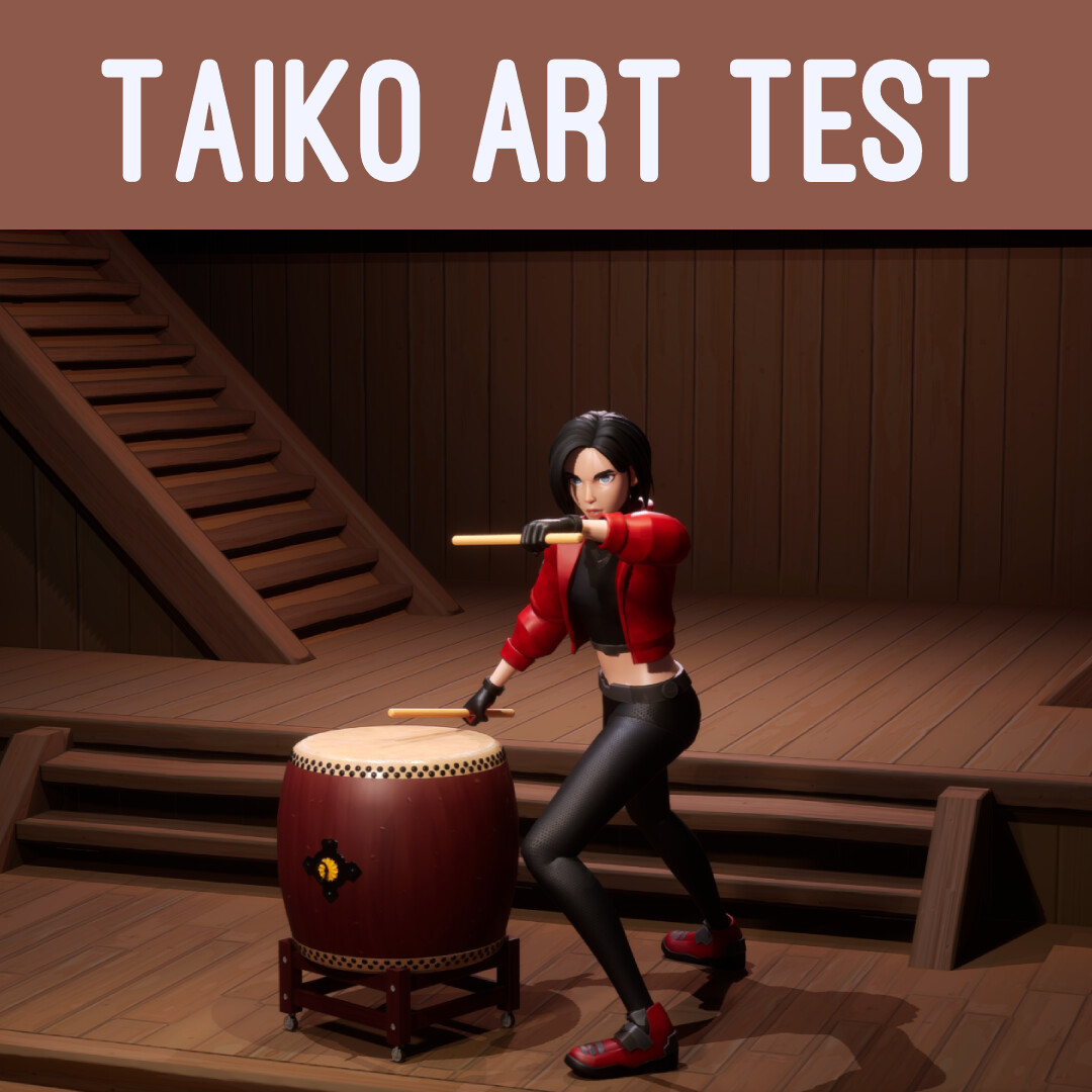 ArtStation - Taiko Performance Art Test