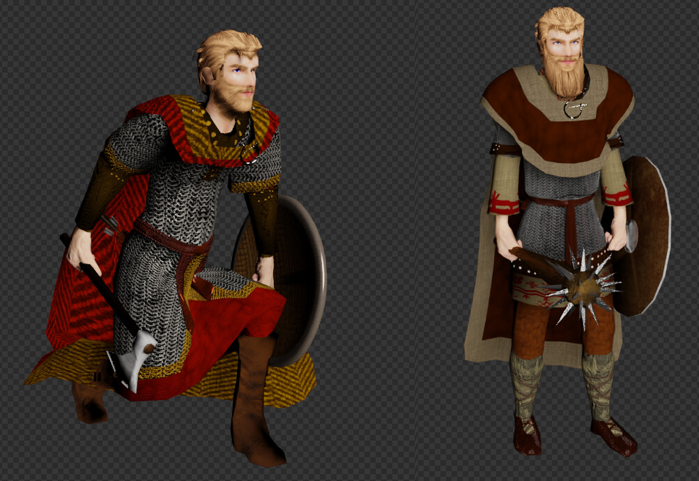 Artstation gallery 3d blender character models for unity stylized
