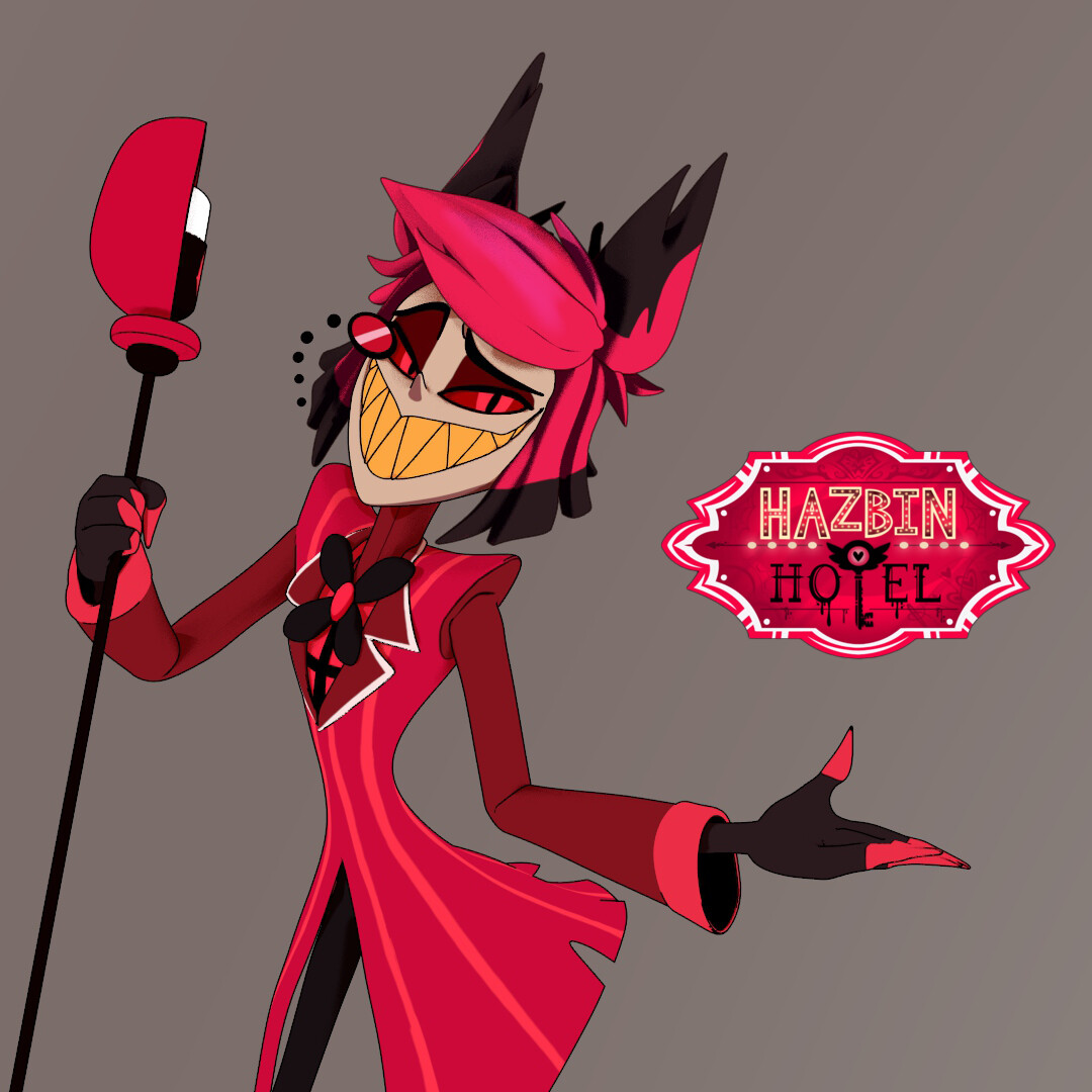 ArtStation - Alastor - Hazbin Hotel