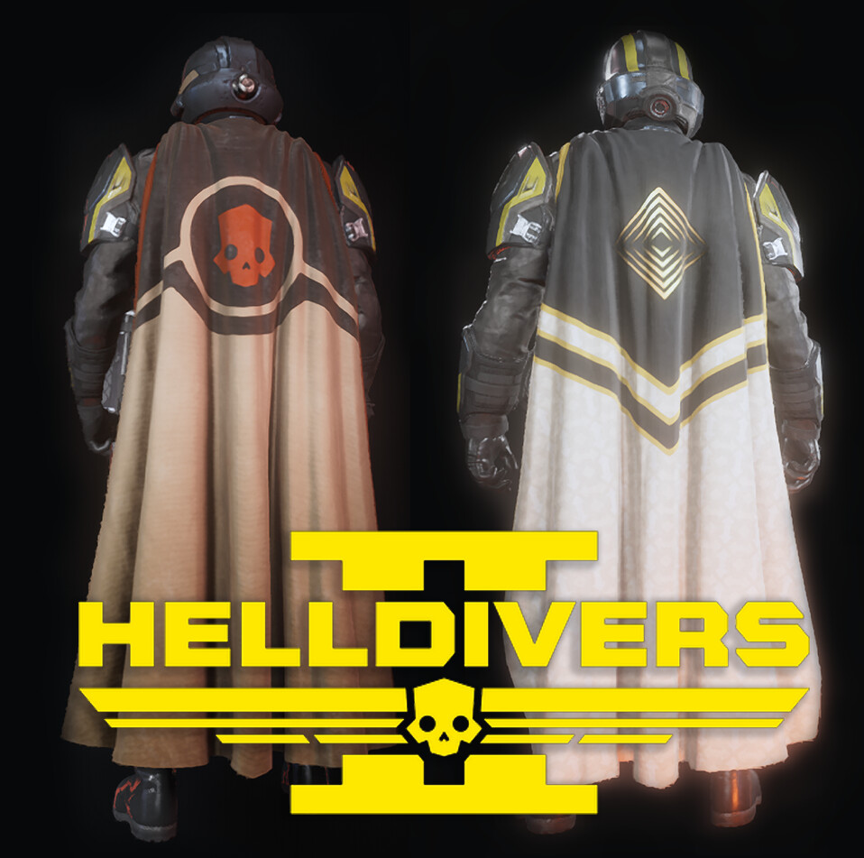 Artstation helldivers 2 helldiver capes