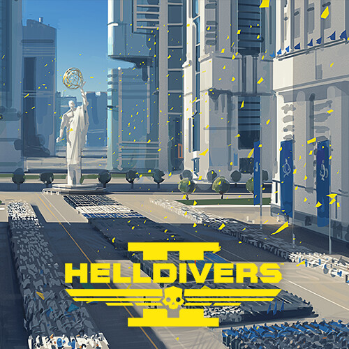 Artstation helldivers 2 super earth parade
