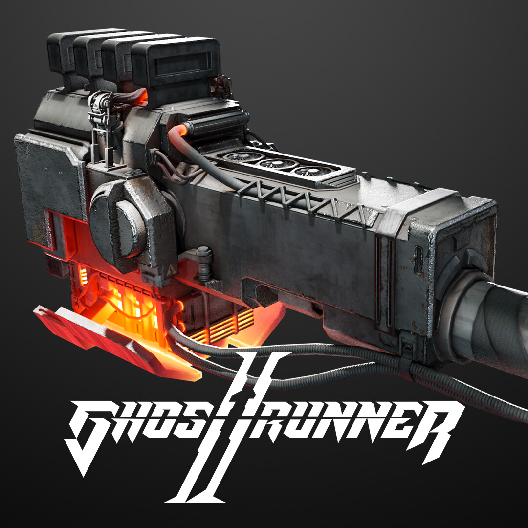 ArtStation - Ghostrunner 2 - Hammer Weapon