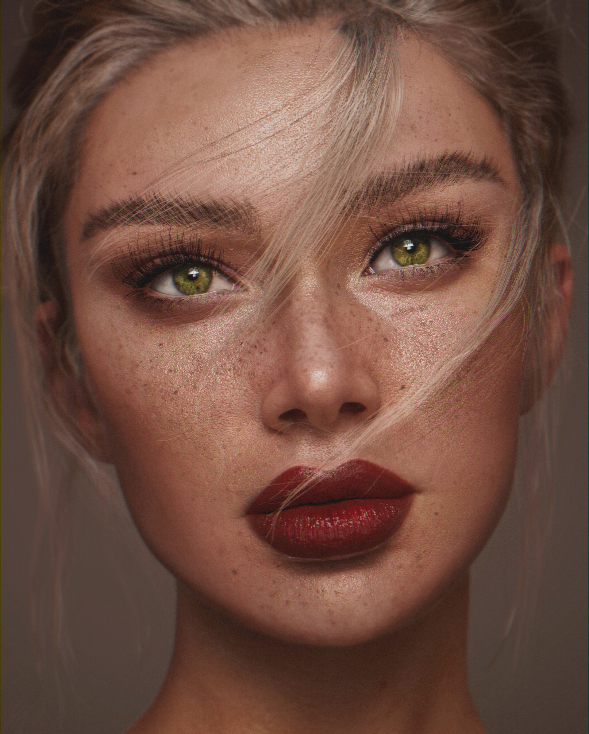 ArtStation Angelika Realistic 3D Portrait Matej Gorup Matej Gorup 156finalbottwhitened