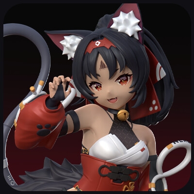 NEKOZENEKO         原画 Nekomiya Mana | Zenless Zone Zero | 3D models download