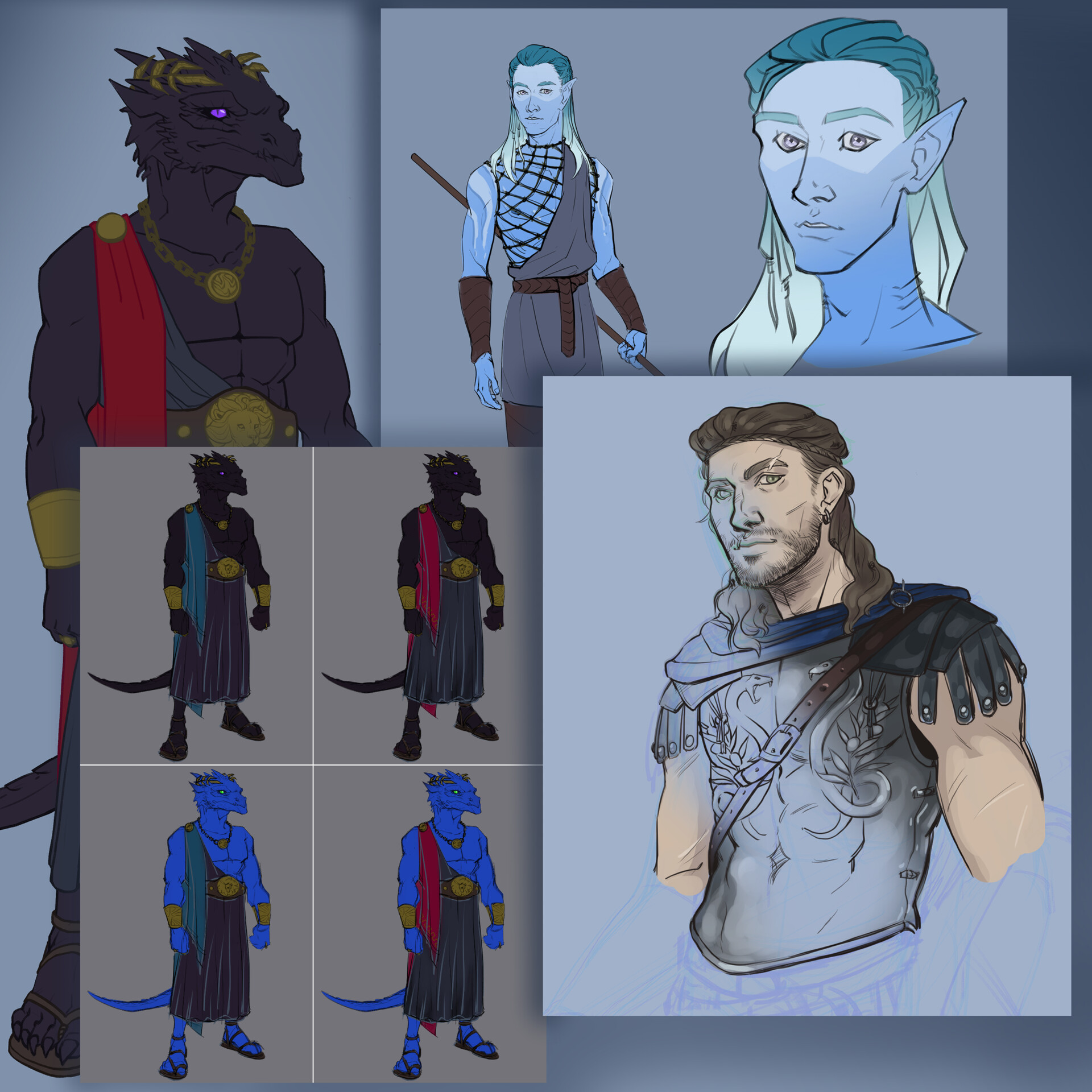 ArtStation - 2022-2024 dnd sketches I