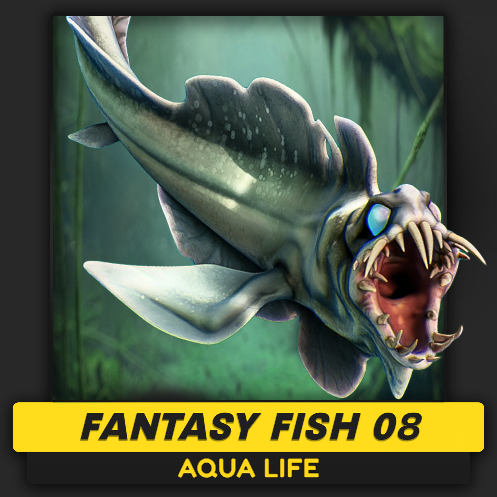 ArtStation - Fantasy Fish 08 - Aqua Life - #49