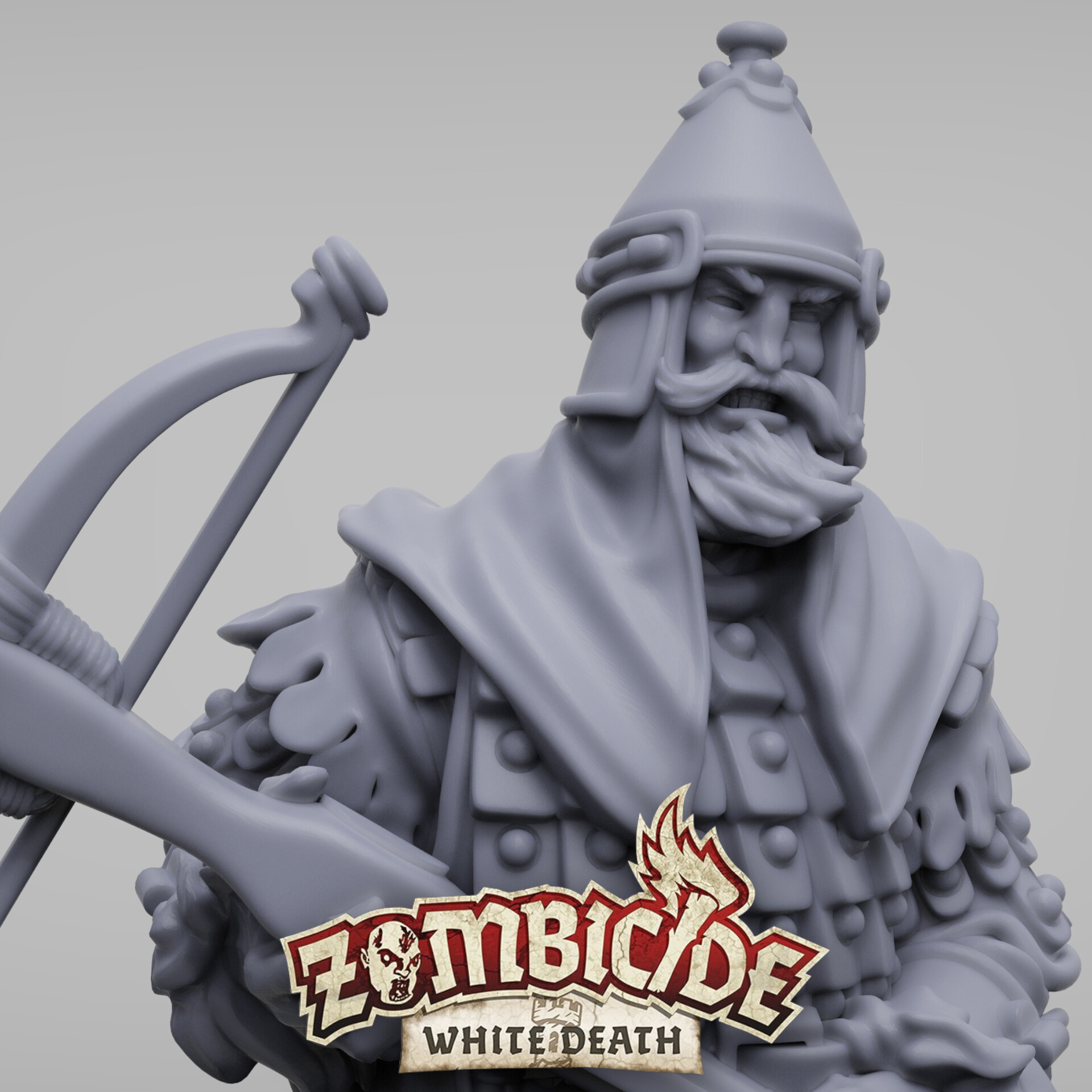 ArtStation - Crossbow Guard B miniature - Zombicide White Death