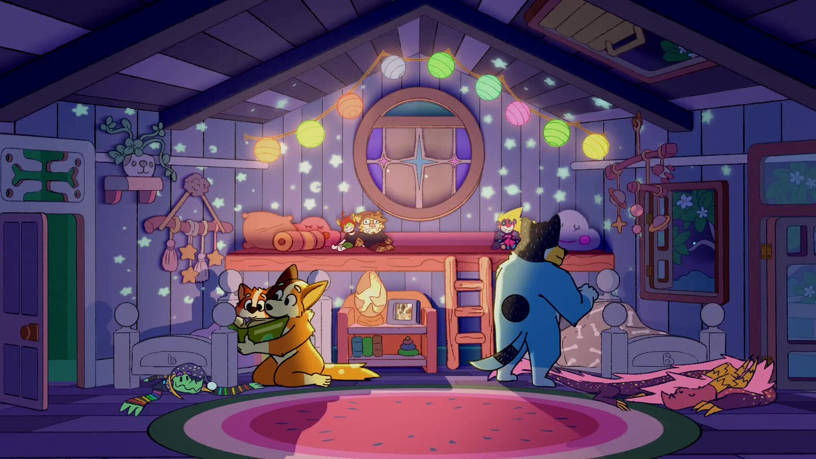 Bluey Reanimated Sleepy Time - Punch Cat Studios