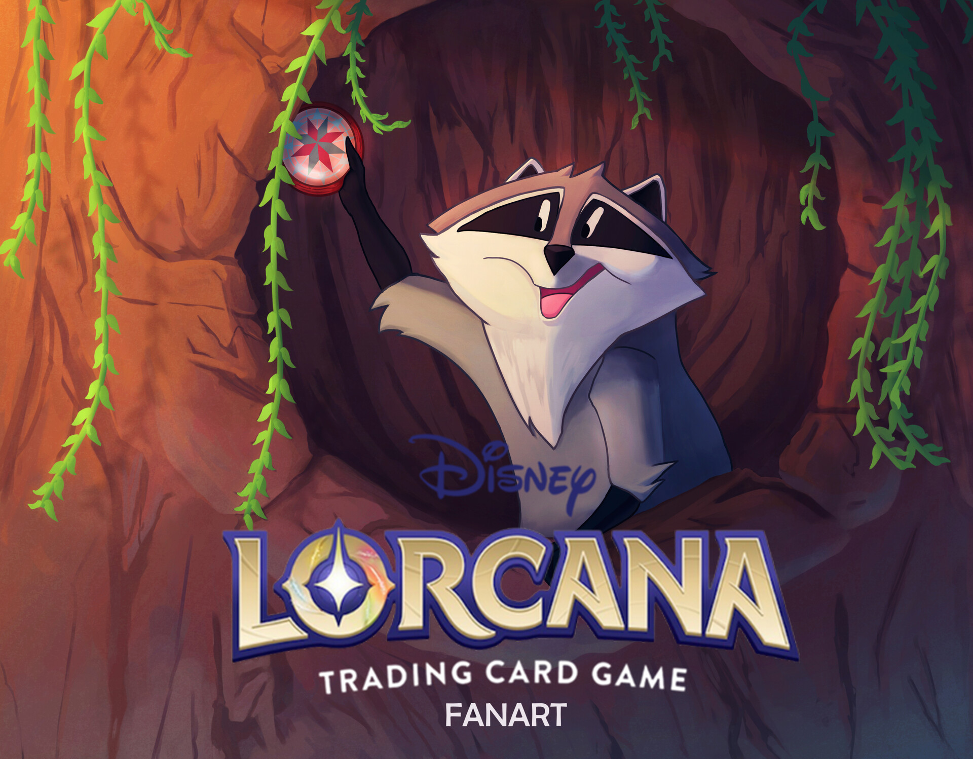 ArtStation - Card Meeko Fanart - Disney Lorcana