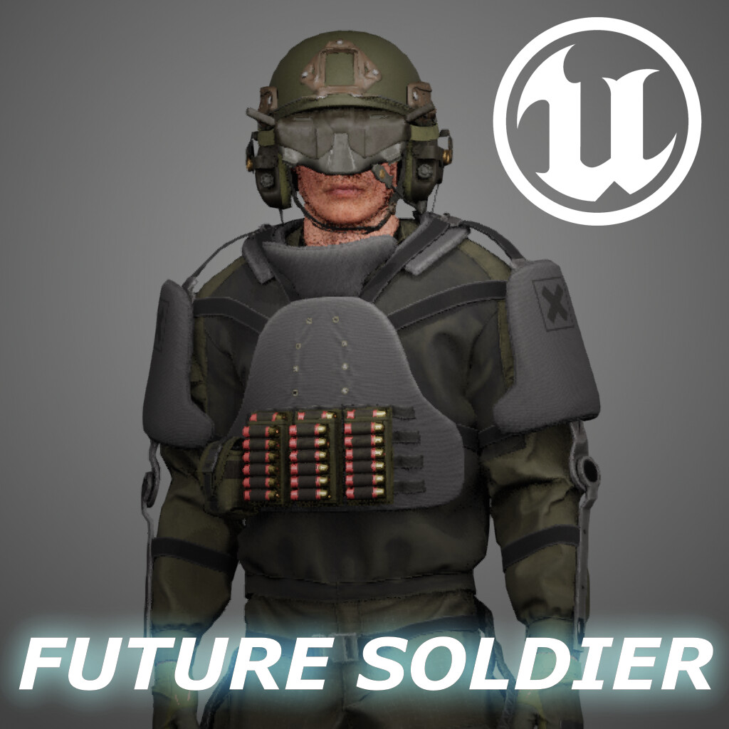 ArtStation - Near Future Soldier