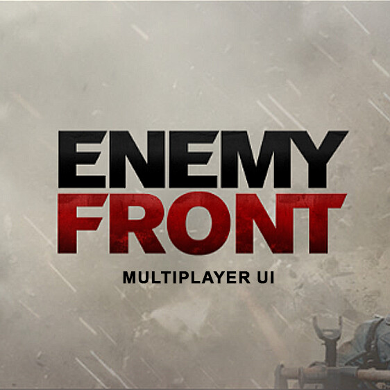 ArtStation - Enemy Front - Multiplayer UI