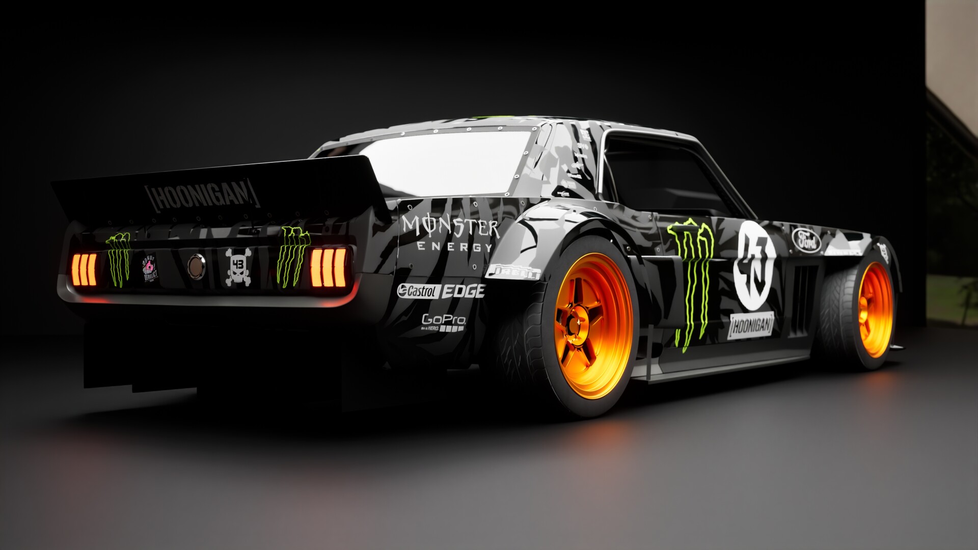 ArtStation - Ford Mustang Hoonigan