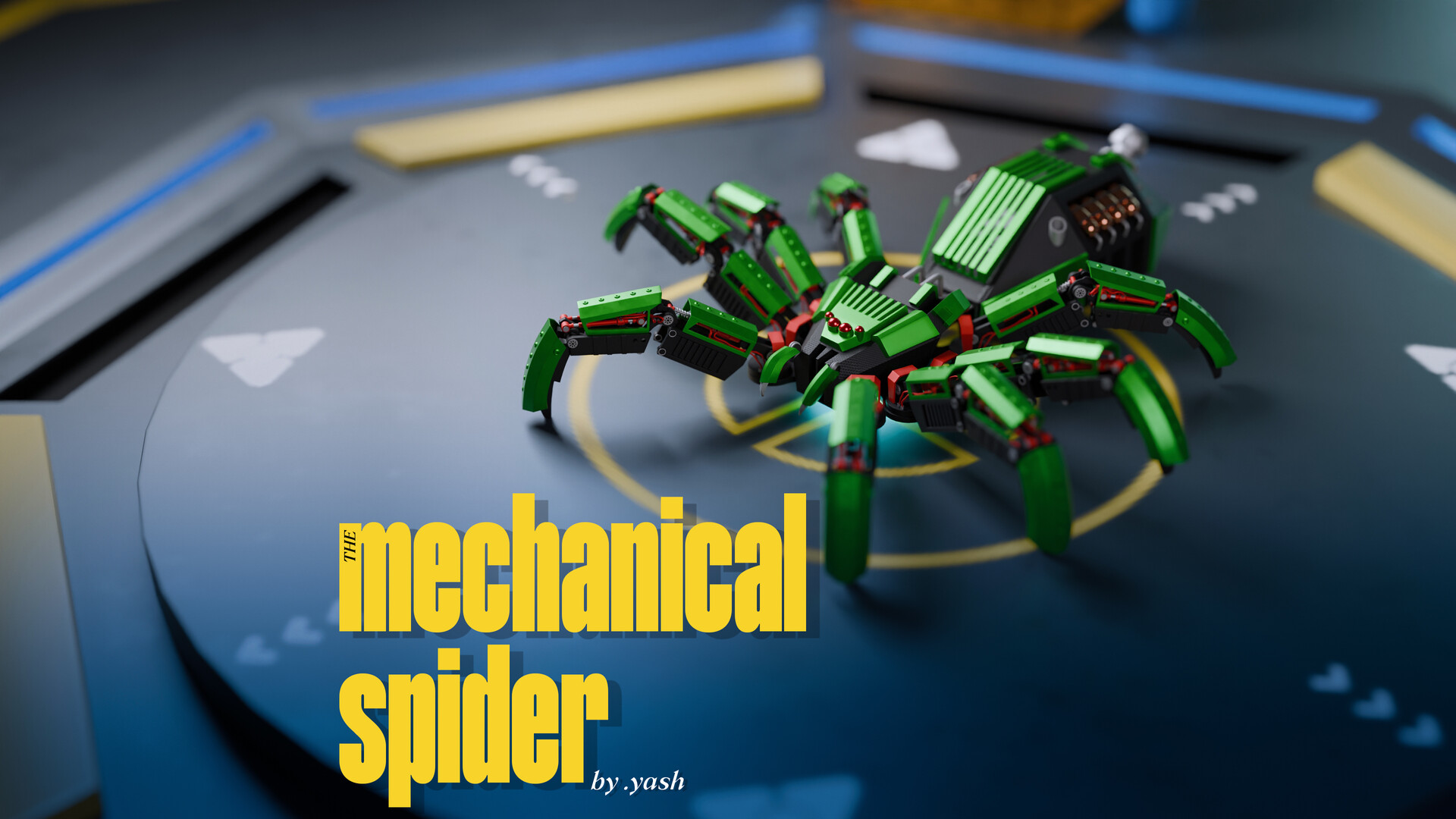 ArtStation - the mechanical spider