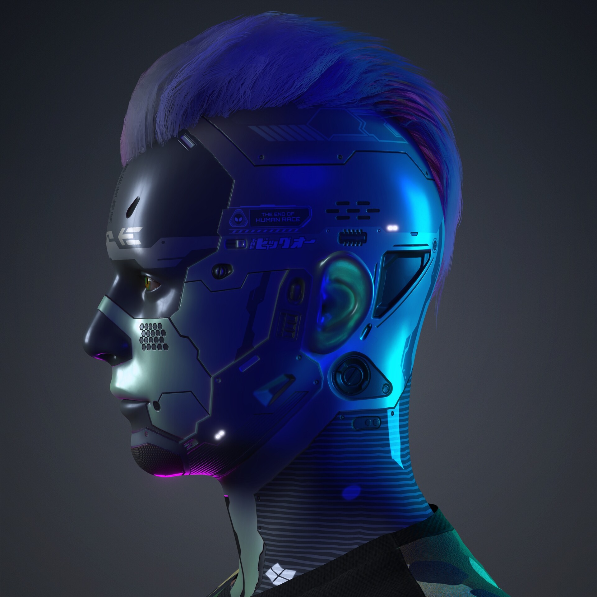 ArtStation - Sci Fi Custom Character in CC4