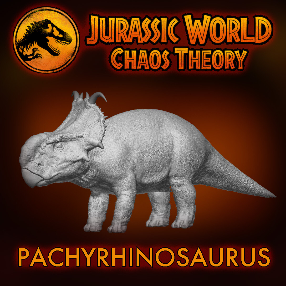 ArtStation Jurassic World Chaos Theory -- Pachyrhinosaurus
