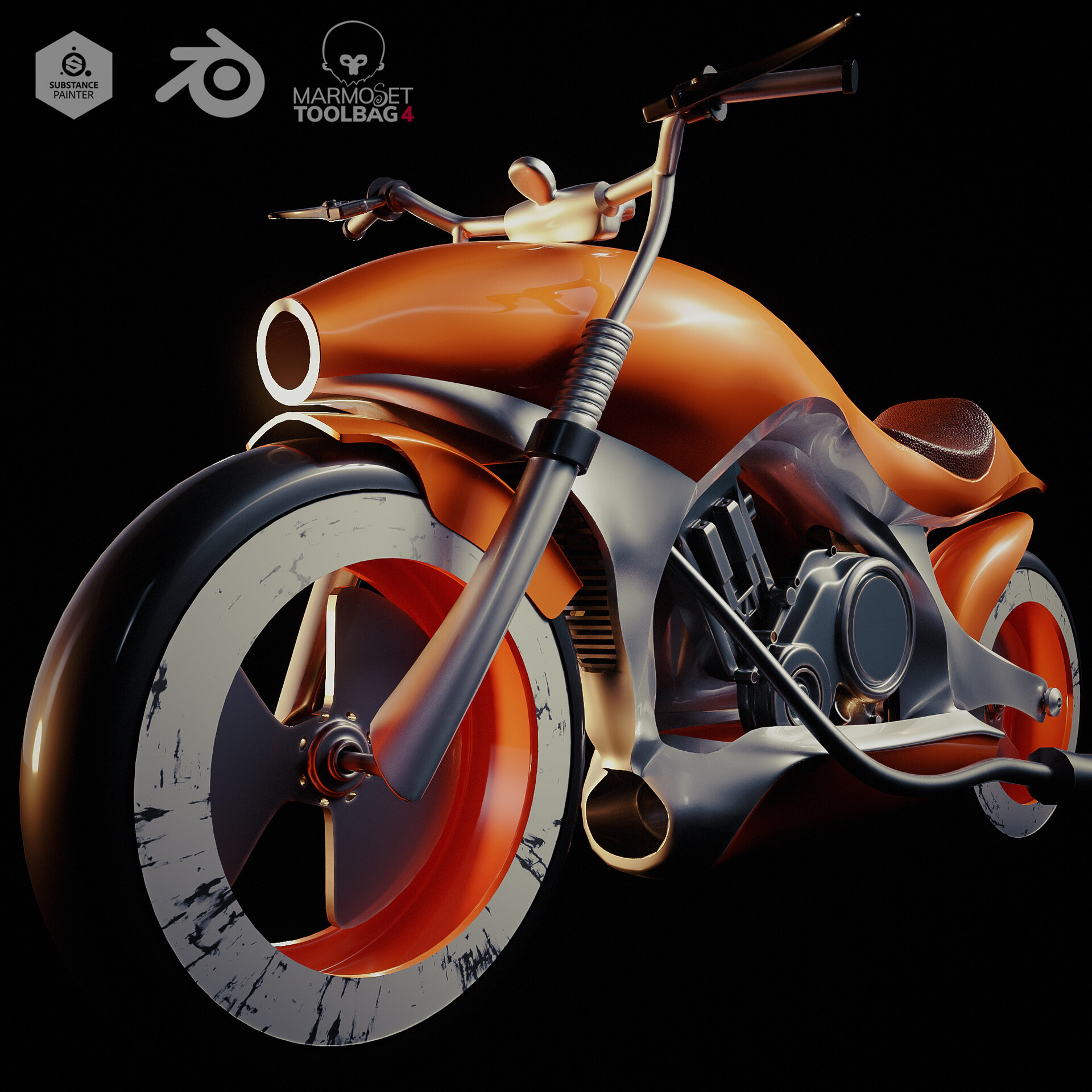 ArtStation - Motorcycle