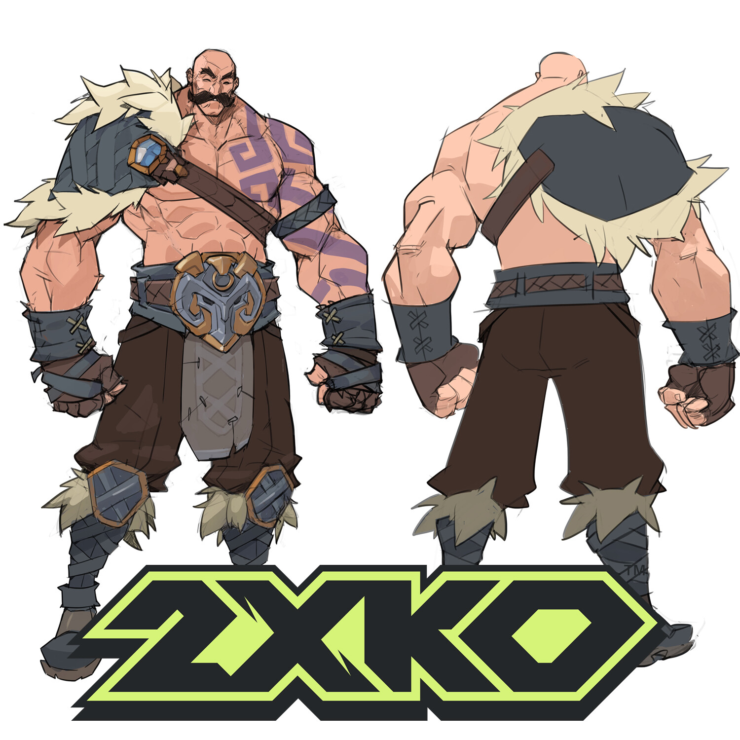 Braum Character Concept Style & Creative Direction - 2XKO