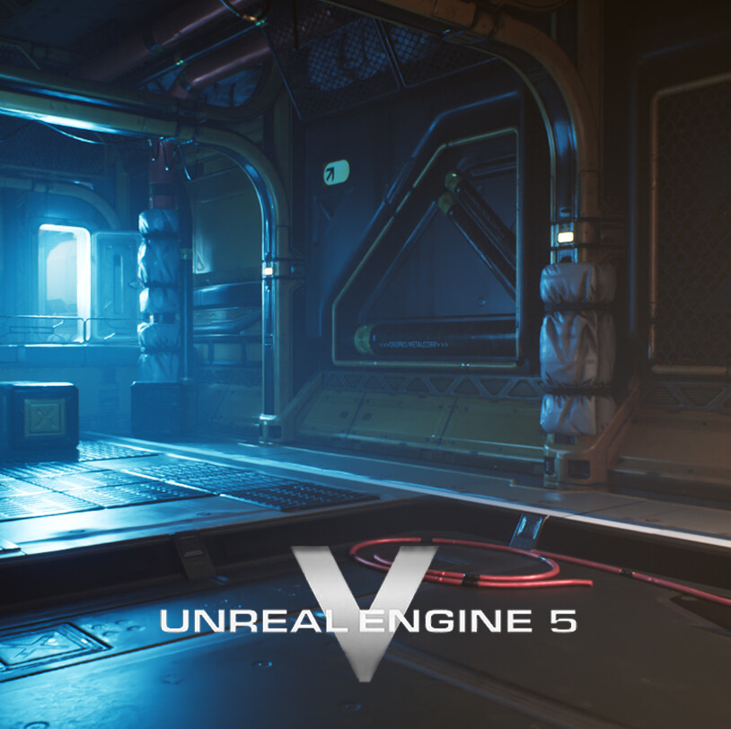 Spaceship Interior - Relight