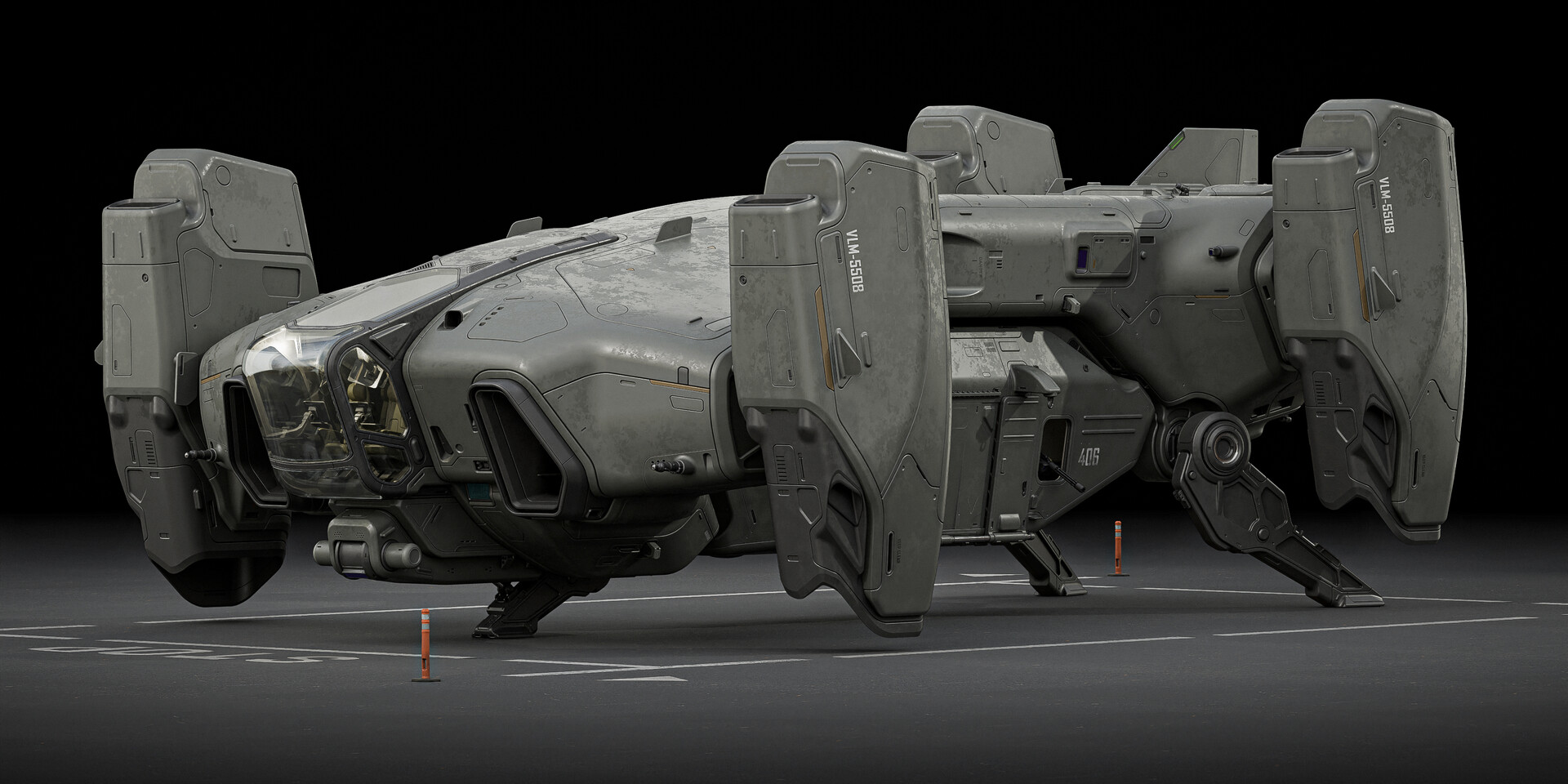 ArtStation - Dropship Design