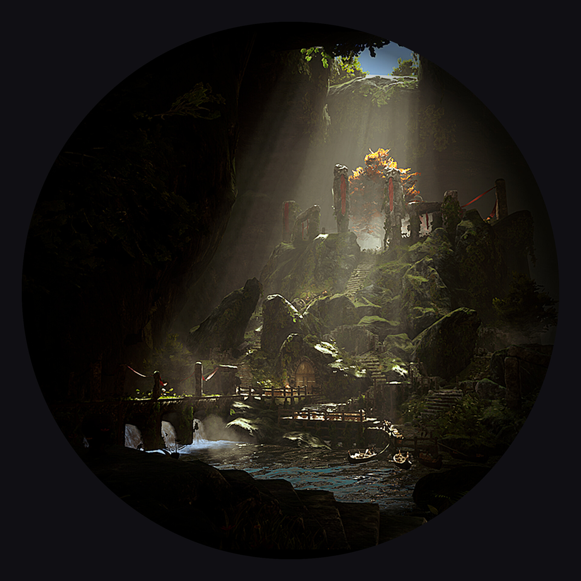 ArtStation - Merlin's Cave