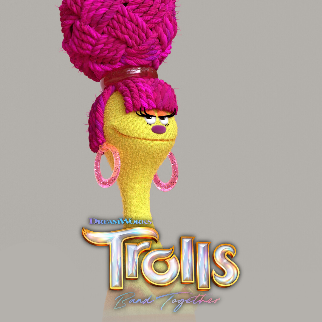 ArtStation - Trolls Band Together - Brandy