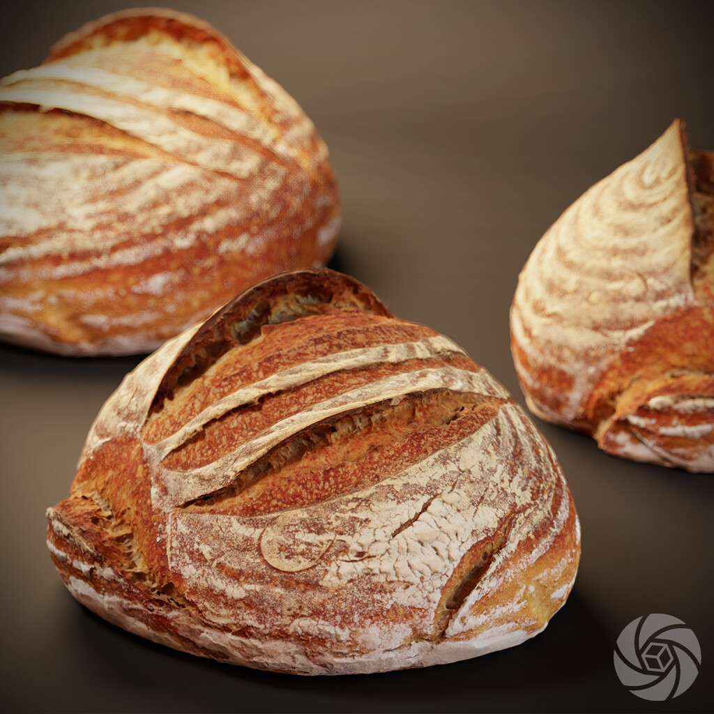 Photogrammetry Sourdough Loaf