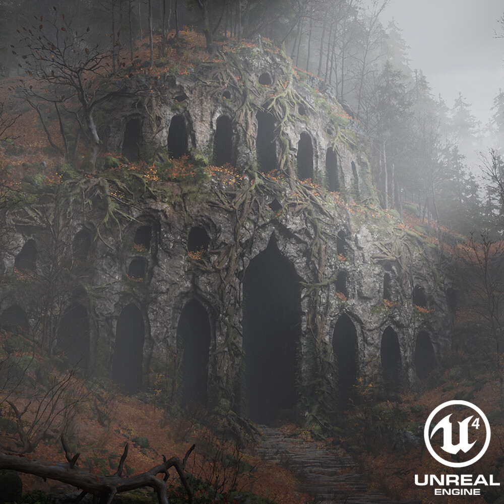 ArtStation - Forest Necropolis