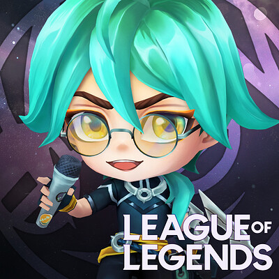 [TFT Fanart] Chibi Heartsteel Ezreal 